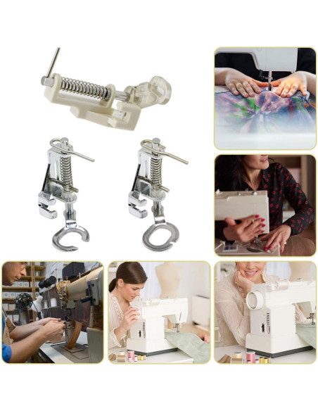 Pie de máquina de coser acolchado libre STORMSHOPPING CloseToe