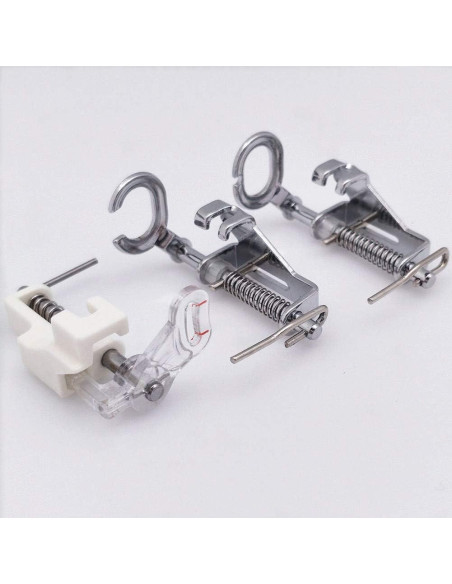 Pie de Prensatelas de Metal YEQIN 3 Pcs para Bordado y Acolchado