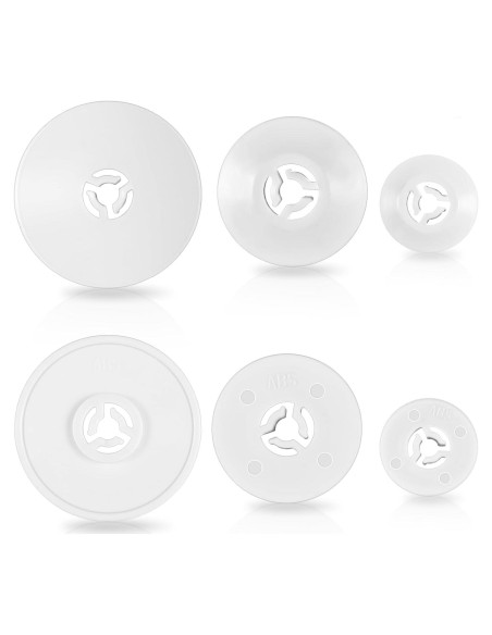 6 Tapas de Bobina Singer 40mm, 30mm, 25mm - Accesorios de Costura