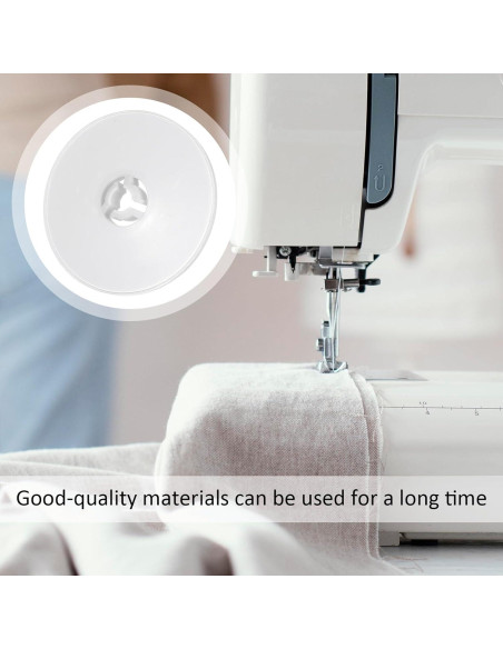 6 Tapas de Bobina Singer 40mm, 30mm, 25mm - Accesorios de Costura