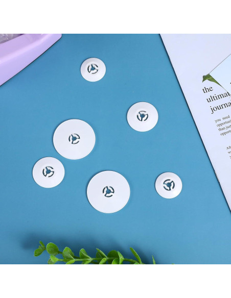 6 Tapas de Bobina Singer 40mm, 30mm, 25mm - Accesorios de Costura