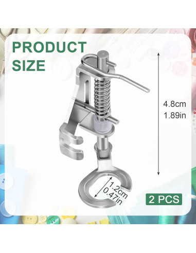Pie de Prensatelas Abierto PAGOW para Máquinas de Coser