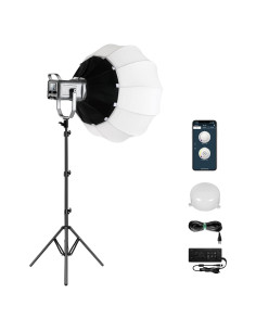Kit de Luz de Video GVM 150W Bi-Color 2700K-7500K con Softbox