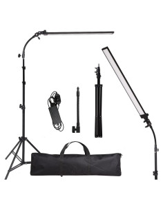 Kit de Iluminación LED GSKAIWEN para Fotografía con Soporte y Tubo Suave