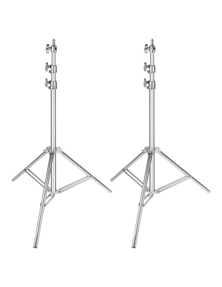 Soporte de Luz Neewer 2 Piezas Trípode Acero 200cm