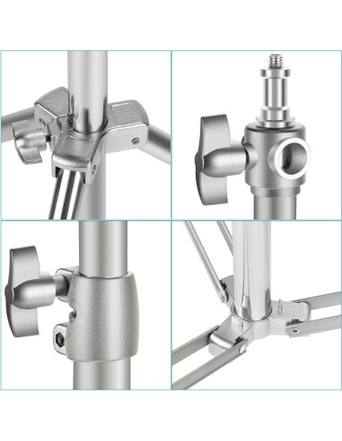 Soporte de Luz Neewer 2 Piezas Trípode Acero 200cm