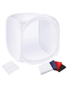 Kit de Cubo de Luz Neewer 60x60 cm con 4 Fondos de Colores
