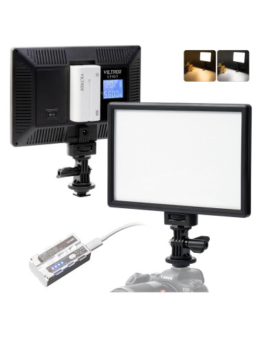 Kit de Luz LED VILTROX L116T 15W Ajustable 3300K-5600K