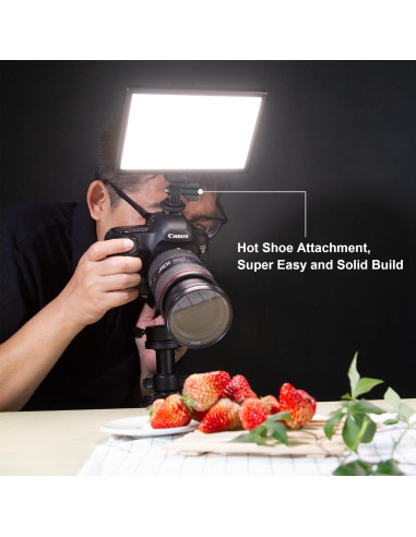 Kit de Luz LED VILTROX L116T 15W Ajustable 3300K-5600K