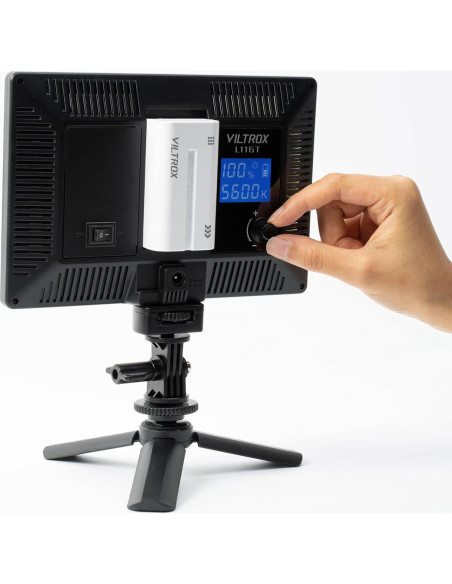 Kit de Luz LED VILTROX L116T 15W Ajustable 3300K-5600K