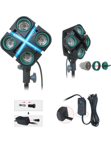 Estudio de Fotografía y Video LINCO AM170 con 3 Softbox