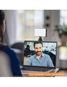 Kit de Luz de Video Andoer W140 RGB LED 2500K-9000K CRI95+ 2