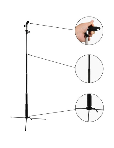 Kit Reflector de Luz 5 en 1 Plegable 110 cm con Soporte