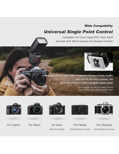 Kit Flash Inalámbrico Godox TT600 + Transmisor X2T-C para Canon 2