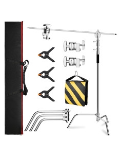 C Stand Profesional VKPROEY 3.3m con Brazo Boom 1.3m