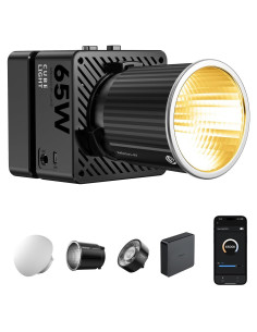 Luz de Video LED ULANZI EC65 65W Bi Color Portátil 2700K-6500K