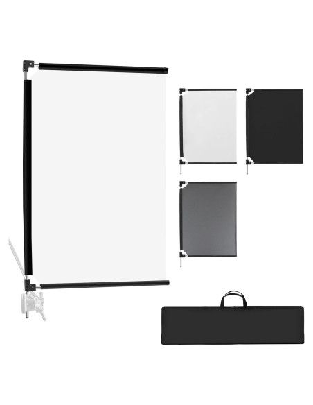 Kit de Bandera Reflectora 3-en-1 Wellmaking 91x69 cm