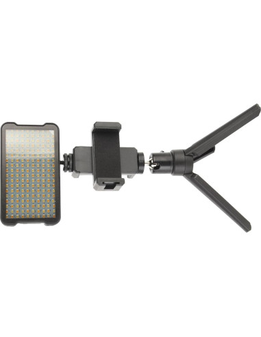 Luz de Relleno LED Xiuganpo 52mm con Polarizador y Brillo Ajustable