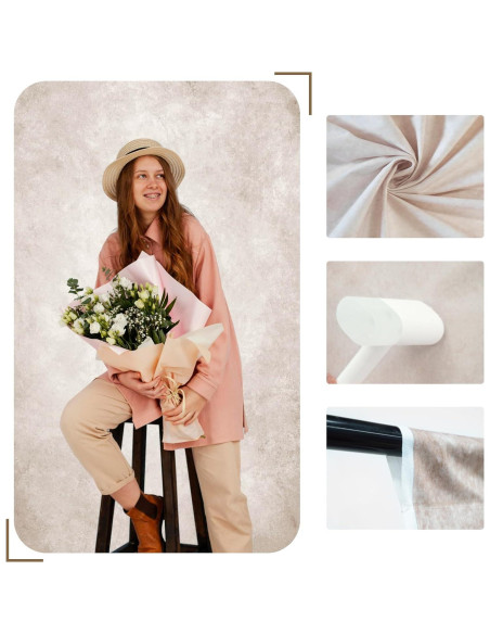 Fondo Fotográfico Beige Mocsicka 1.9x3m Textura Vintage Fondo Fotográfico Beige Mocsicka 1.9x3m Textura Vintage