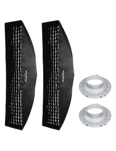 Softbox Godox 35x160cm con rejilla Bowens - 2 Pack