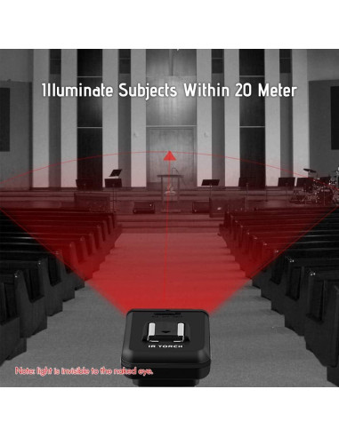 Luz LED Infrarroja Recargable ORDRO LN-3 para Cámara DSLR