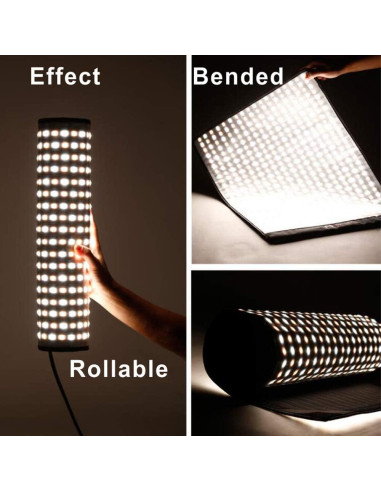 Kit de Luz Fotográfica LED Bi-Color Falcon Eyes RX-18TD 100W