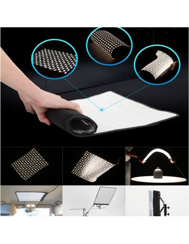 Kit de Luz Fotográfica LED Bi-Color Falcon Eyes RX-18TD 100W