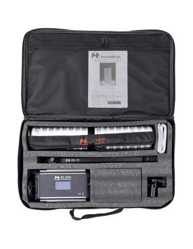 Kit de Luz Fotográfica LED Bi-Color Falcon Eyes RX-18TD 100W