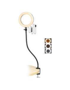 Anillo de Luz LED 20.32 cm Acetaken con Soporte 63.5 cm