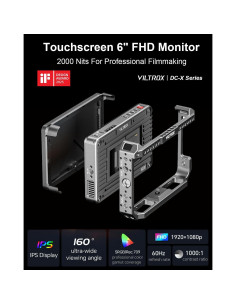 Monitor de Campo Viltrox DC-X2 6" FHD 2000 Nits Táctil 2