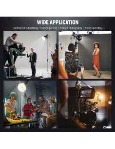 Reflector NEEWER FR26 Montura Bowens 26.5cm con Difusor 2