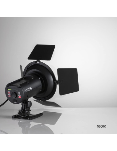 Luz de Video LED YONGNUO YN216 5600K con 4 Placas de Color