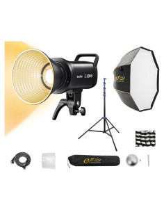 Kit de Luz LED Bi-Color Godox SL100Bi con Softbox 36"