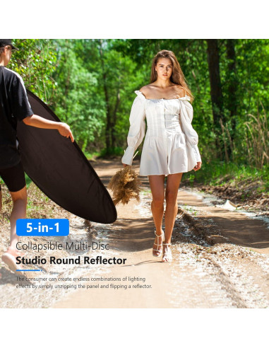 Kit de Iluminación NEEWER 5 en 1 con Reflectores y Softbox