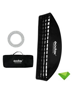 Softbox Strip Godox 30x120cm con Montura Bowens y Rejilla