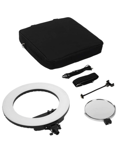 Luz de Anillo LED Fotodiox Vlog Pro 18" Bi-Color Dimmable