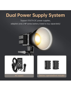 Kit de Luz de Video Bi-Color GVM 80W con Softbox y Soporte 2