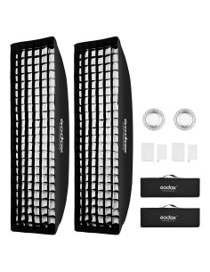 Softbox Godox 33 x 160 cm con Montura Bowens y Rejilla