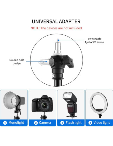 Brazo de Luz de Anillo Montado en Pared Selens 100 cm