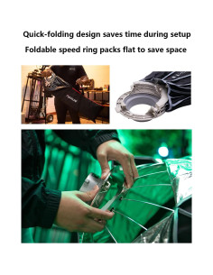 Softbox Aputure Light Dome Mini III 60cm Bowens Plegable 2