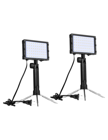 Kit de Iluminación Fotográfica Continua EMART 60 LEDs 1400 Lúmenes