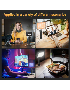 Kit de Iluminación Fotográfica Continua EMART 60 LEDs 1400 Lúmenes 2