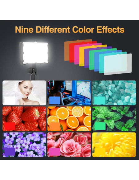 Kit de Iluminación Fotográfica Continua EMART 60 LEDs 1400 Lúmenes