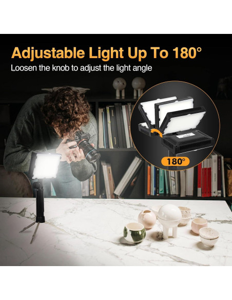 Kit de Iluminación Fotográfica Continua EMART 60 LEDs 1400 Lúmenes