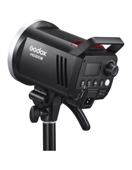 Flash de Estudio Godox MS300V 300W con Soporte y Softbox