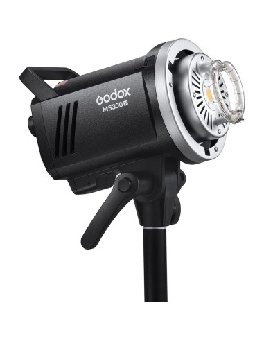 Flash de Estudio Godox MS300V 300W con Soporte y Softbox