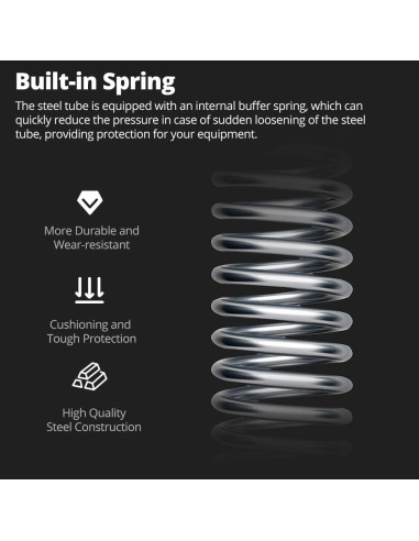 Soporte de Luz AMBITFUL AS-300 con Ruedas 305cm Acero Inoxidable