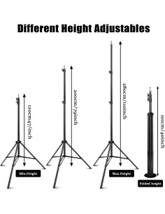 Soporte de Luz JYJZPB 280cm Ajustable 10kg para Fotografía 2