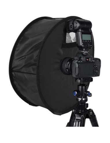 Difusor Softbox Plegable Cyrank 42x16cm para Flash de Cámara
