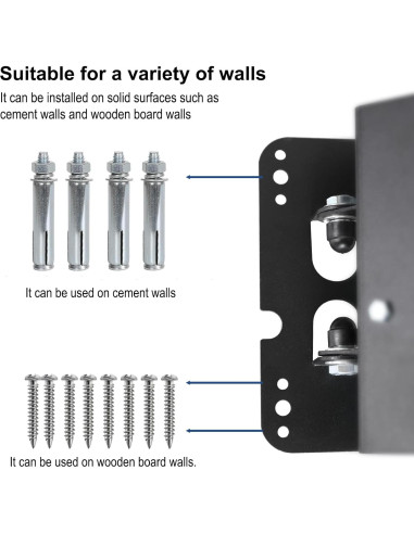 Soporte de luz de anillo montado en pared Konseen ZJ-100 110cm